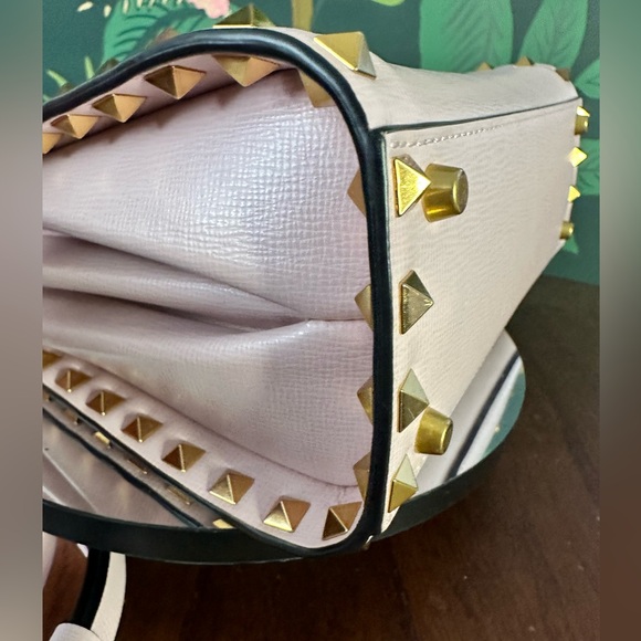 VALENTINO GARAVANI Alcove Rock Stud Top Handle Two Way Pale Pink 🩷💃 NEW PRICE! - Picture 12 of 15